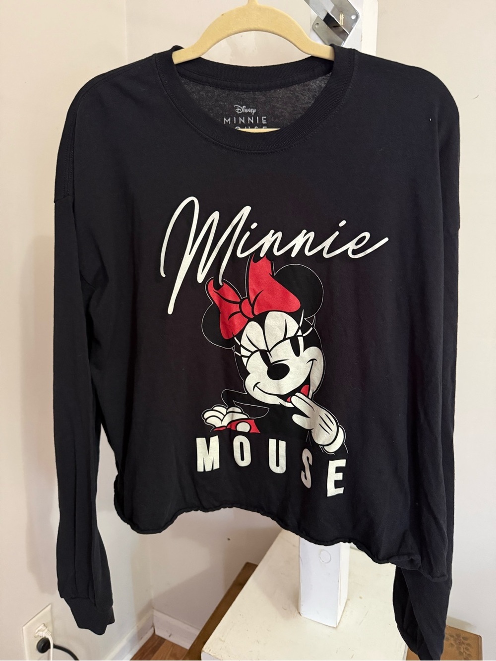 Disney Minnie Mouse Cropped Sweatshirt